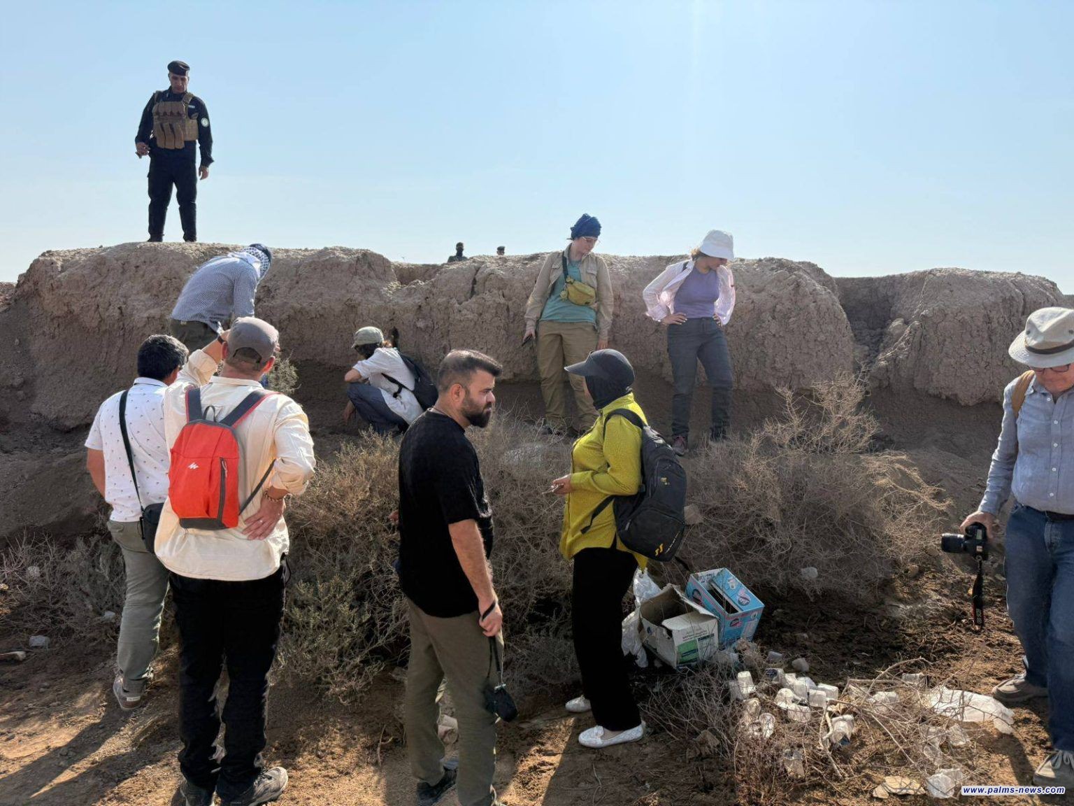 بعثة إيطالية تبدأ أعمال المسح الأثري في شمال واسط بالتعاون مع مفتشية الآثار